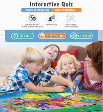 Load image into Gallery viewer, Qiaojoy Interactive USA Map- 2-8 Years Old Learning Toys