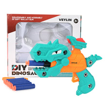 Load image into Gallery viewer, VEYLIN Toy Guns Dinosaur Boys Soft-Bullet-Gun Toy with 6 Soft Foam Darts, Shooting Game for Indoor, Outdoor