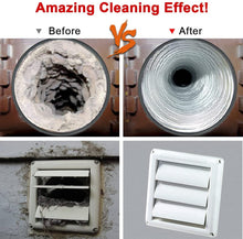 Load image into Gallery viewer, ATGHYURT Brushes For Pipes 2 Pack Dryer Vent Cleaner Kit Dryer Lint Brush Vent Trap Cleaner Long Flexible Brushes