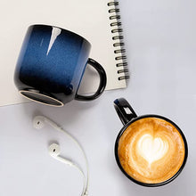 Load image into Gallery viewer, Potahouse Mugs for Coffee, 10 oz Tea Cup Anti-Chip, Anti-Crack, Mugs Set of 6,Microwave Safe and Oven Safe, Sea Blue