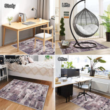 Load image into Gallery viewer, Hriiiiya Office Chair Mats, 48"x43" Crystal Velvet Desk Chair Mats for Home Office Hardwood Floor, Computer Gaming Rolling Chair Mat, Multi-Purpose Low-Pile Floor Protector