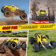 Load image into Gallery viewer, Puzcande Toy Vehicles Brushless RC Cars 60km/h 4WD High Speed Remote Control Car for Adults All Terrain Off Road Monster Truck Gifts for Boys Kids 2.4GHZ Hobby Grade Vehicles