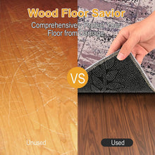 Load image into Gallery viewer, Hriiiiya Office Chair Mats, 48"x43" Crystal Velvet Desk Chair Mats for Home Office Hardwood Floor, Computer Gaming Rolling Chair Mat, Multi-Purpose Low-Pile Floor Protector