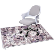 Load image into Gallery viewer, Hriiiiya Office Chair Mats, 48"x43" Crystal Velvet Desk Chair Mats for Home Office Hardwood Floor, Computer Gaming Rolling Chair Mat, Multi-Purpose Low-Pile Floor Protector