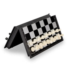Load image into Gallery viewer, Spiralgear Chess Games Superior Quality Magnetic Travel Chess Set with Foldable Board International Small Chess Checkers