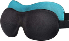 Load image into Gallery viewer, Sleep Mask AMAZKER Invisible Alar Deep Orbit AMAZKER 3D Eye Mask Ultra Lightweight & Comfortable Sleeping Mask for Travel, Nap, Shift Works, Black & Blue