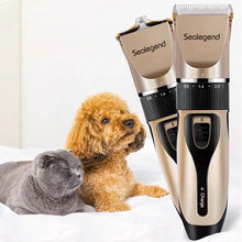 Load image into Gallery viewer, Sealegend Hair Clipping for Animal Pet Electric Pushing Scissors Hair Shaver for Cats and Dogs
