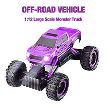 Load image into Gallery viewer, Geniusidea Toy Vehicle RC Cars 1:12 Scale Remote Control Car with Rechargeable Batteries and Dual Motors Off Road RC Trucks, Rc Racing Car Gift for Kids
