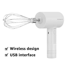 Load image into Gallery viewer, Sealegend Electric Egg Beater Rechargeable Household Blender Small Handheld Automatic Packer Make Cake Cream Baking Tools

