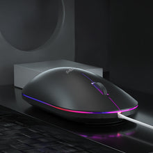 Load image into Gallery viewer, SeeYing Computer Mouse Wired Mute Silent Computer Laptop Desktop Home Office Games for Boys and Girls Universal Dazzling Glow
