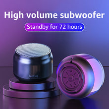 Load image into Gallery viewer, SeeYing Subwoofer Wireless Bluetooth Small Audio Machine Mini Portable Large Volume Household Outdoor High Sound Quality Small Audio
