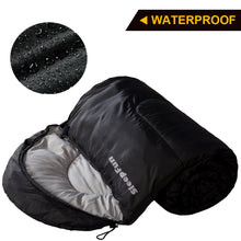 Load image into Gallery viewer, Sleepfun Lightweight Compact Backpacking Sleeping Bag for Adult, Ultralight 3 Season Thin Warm Weather Waterproof Portable Envelope Sleeping Bag for Camping, Hiking, Summer, Spring, Fall, Women, Men
