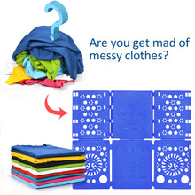 Load image into Gallery viewer, Boxlegend V3 Shirt Folding Board t Shirts Clothes Folder-Solid Color Upgrade Style Blue
