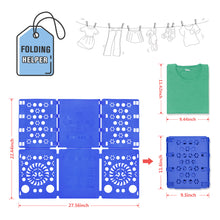 Load image into Gallery viewer, Boxlegend V3 Shirt Folding Board t Shirts Clothes Folder-Solid Color Upgrade Style Blue
