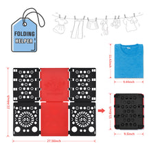Load image into Gallery viewer, Boxlegend v3 TShirt Folder Shirt Folding Board (Fashionable red&amp;black splicing color)
