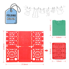 Load image into Gallery viewer, Boxlegend V3 Shirt Folding Board t Shirts Clothes Folder-Solid Color Upgrade Style Red
