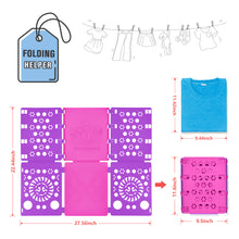 Load image into Gallery viewer, Boxlegend V3 Shirt Folding Board t Shirts Clothes Folder-Solid Color Upgrade Style Purple&amp;Pink
