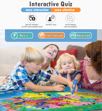 Load image into Gallery viewer, Qiaojoy Interactive USA Map- 2-8 Years Old Learning Toys
