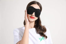 Load image into Gallery viewer, Sleep Mask SleepFun Invisible Alar Deep Orbit 3D Eye Mask Ultra Lightweight &amp; Comfortable Sleeping Mask for Travel, Nap, Shift Works, Black &amp; Blue
