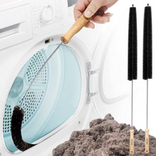 Load image into Gallery viewer, ATGHYURT Brushes For Pipes 2 Pack Dryer Vent Cleaner Kit Dryer Lint Brush Vent Trap Cleaner Long Flexible Brushes
