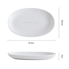 Load image into Gallery viewer, Dawsons Living Dessert Plates, Dinner Plate, Dinnerware, Salad Dish Microwave, Oven, and Dishwasher Safe, Scratch Resistant--White
