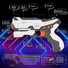 Load image into Gallery viewer, iZoeL Toy Guns Removable Stock and Barrel Extension, Dart Shield, 8-Dart Clip, 8 Elite Darts, Outdoor Games and Toys for Boys and Girls
