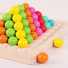 Load image into Gallery viewer, Colorful Wooden Peg Board Beads Game,
