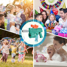 Load image into Gallery viewer, Henbrandt Toy Guns Light-Up and Musical Automatic Bubble Blower Toys with 1 Bubble Solution,Fun Summer Outdoor Party Gift for 8+ Years Old, Bubble Gun, Bubble Blower Toys for Kids Adults
