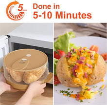Load image into Gallery viewer, Homengine Cookware Steamers SEEN-ON-TV Cooks in Minutes Tender &amp; Fluffy Spuds, Baked Potato Steamer Kitchen Gadgets, Endless Potato-Possibilities Easy to Clean Dishwasher-Safe, 8&quot;, Clear
