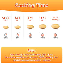Load image into Gallery viewer, Homengine Cookware Steamers SEEN-ON-TV Cooks in Minutes Tender &amp; Fluffy Spuds, Baked Potato Steamer Kitchen Gadgets, Endless Potato-Possibilities Easy to Clean Dishwasher-Safe, 8&quot;, Clear
