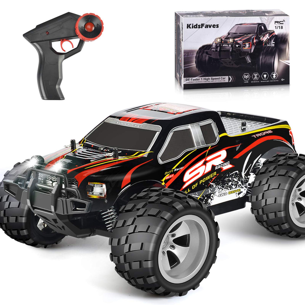 KidsFaves Remote Control Car High Speed Monster Trucks
