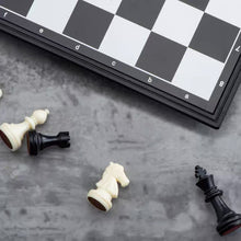 Load image into Gallery viewer, Spiralgear Chess Games Superior Quality Magnetic Travel Chess Set with Foldable Board International Small Chess Checkers
