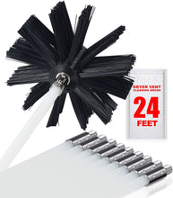 Load image into Gallery viewer, PetOde Dryer Vent Cleaner kit -Lint Remover Fireplace Chimney Brushes
